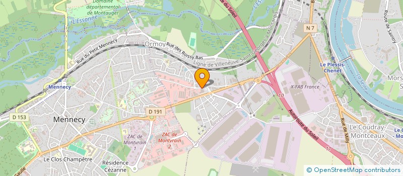 localisation de l'entreprise SCI PARIS VILLA DES GOBELINS  ORMOY