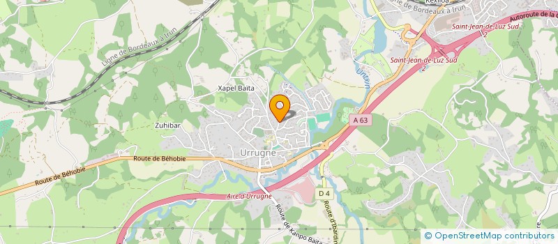 localisation de l'entreprise SCI PARISE  URRUGNE