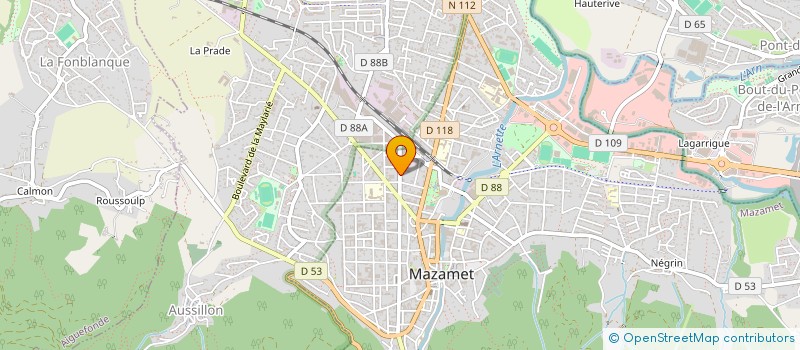localisation de l'entreprise SCI PARISIENNE à MAZAMET