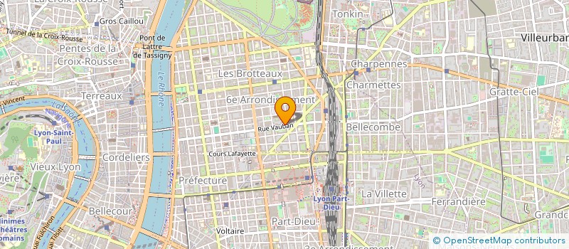 localisation de l'entreprise SCI PARISIENNE  LYON