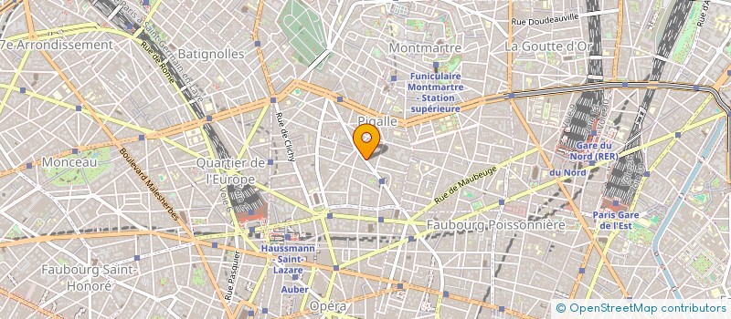 localisation de l'entreprise SCI PARISIENNE ALEX  PARIS