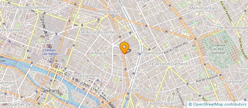 localisation de l'entreprise SCI PARISIENNE D'INVESTISSEMENT  PARIS