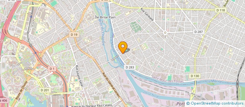 localisation de l'entreprise SCI PARISIENNE DE L'IMMOBILIER à SAINT-MAUR-DES-FOSSES