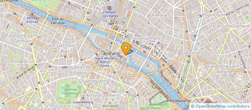 localisation de l'entreprise SCI PARISIENNE DU PONT DE L'ILE  PARIS