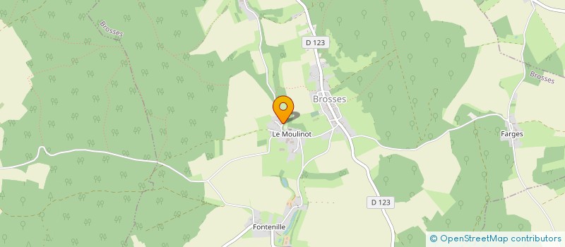 localisation de l'entreprise SCI PARISOT-GRALL  BROSSES