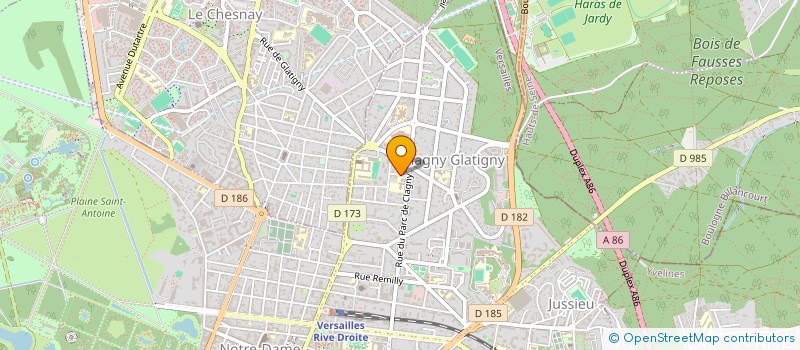 localisation de l'entreprise SCI PARISPITI à VERSAILLES