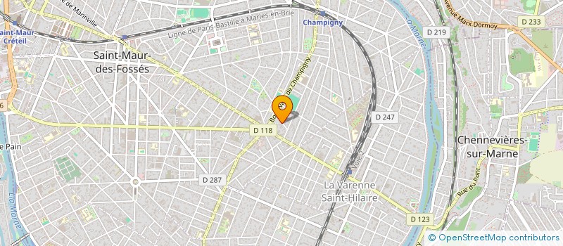 localisation de l'entreprise SCI PARISTEL à SAINT-MAUR-DES-FOSSES