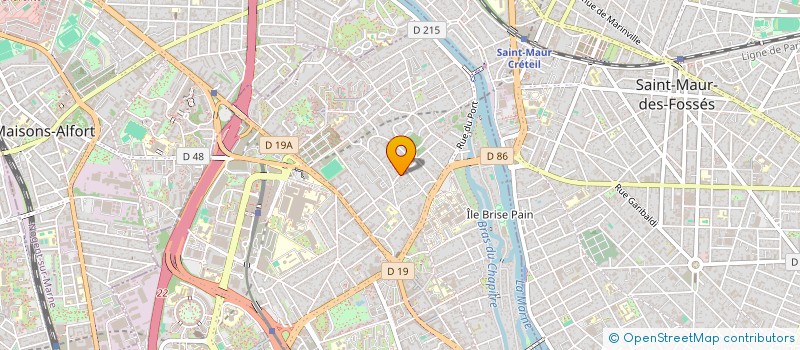 localisation de l'entreprise SCI PARISUN à CRETEIL