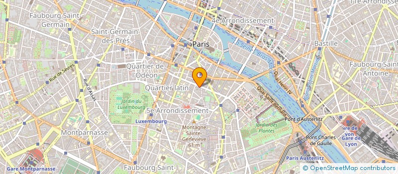 localisation de l'entreprise SCI PARITEL  PARIS