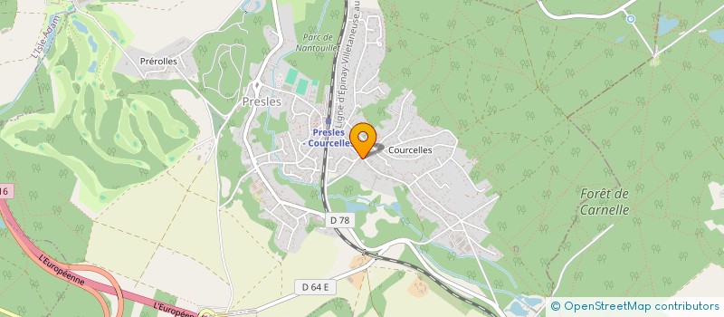 localisation de l'entreprise SCI PARIVAL à PRESLES