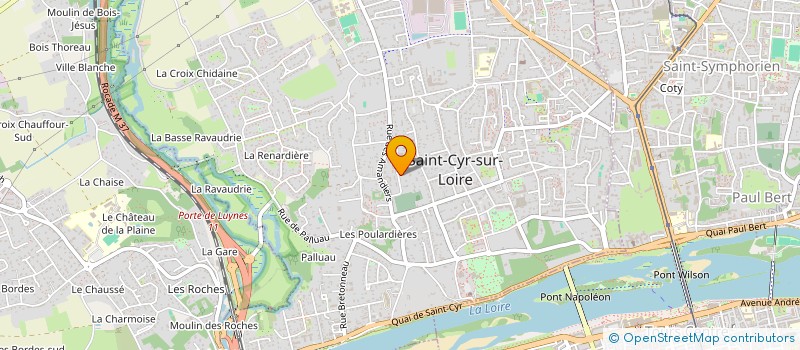 localisation de l'entreprise SCI PARIVOLTAIRE à FONDETTES