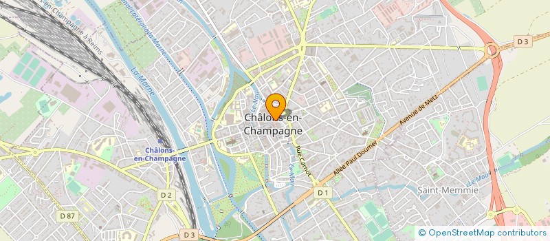 localisation de l'entreprise SCI PARJOIE à CHALONS EN CHAMPAGNE