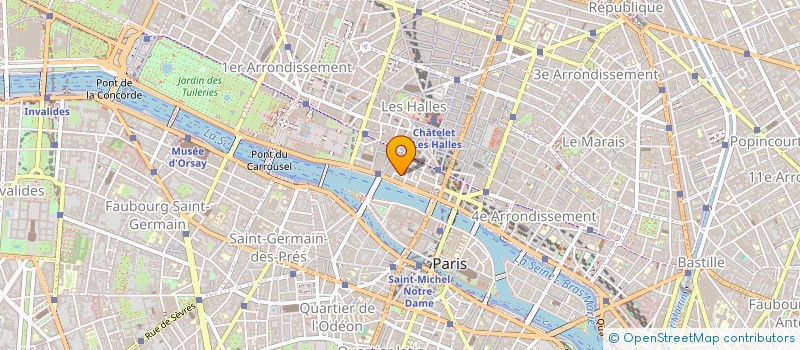 localisation de l'entreprise SCI PARK  PARIS