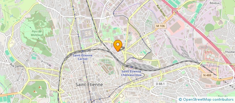 localisation de l'entreprise SCI PARK AVENUE  SAINT-ETIENNE
