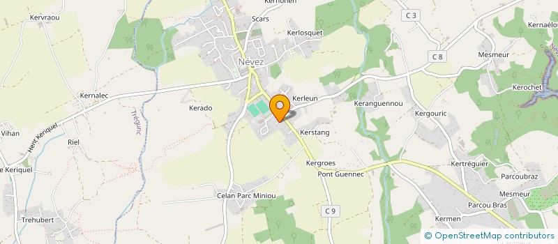 localisation de l'entreprise SCI PARK-BOURN  NEVEZ