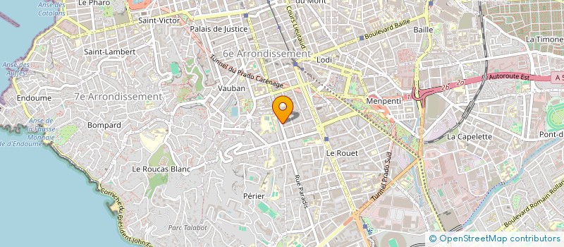 localisation de l'entreprise SCI PARK CHAVE  MARSEILLE