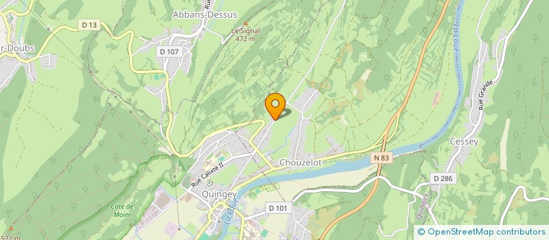 localisation de l'entreprise SCI PARK DUMAINE  CHOUZELOT