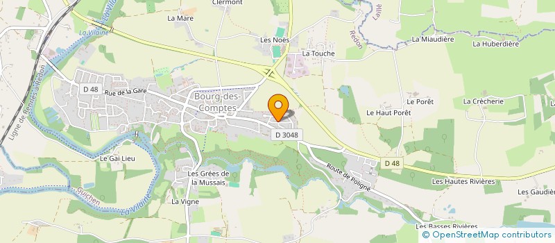 localisation de l'entreprise SCI PARK EMERAUDE  BOURG-DES-COMPTES