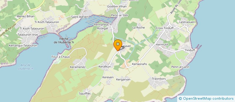 localisation de l'entreprise SCI PARK KERALCUN  PLOUGASTEL-DAOULAS