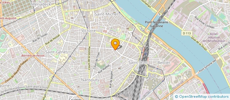 localisation de l'entreprise SCI PARKER-SERRE à BORDEAUX
