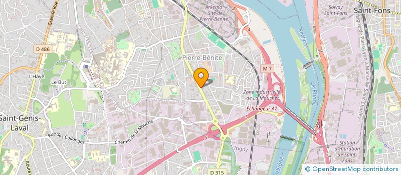 localisation de l'entreprise SCI PARKING  OULLINS-PIERRE-BENITE