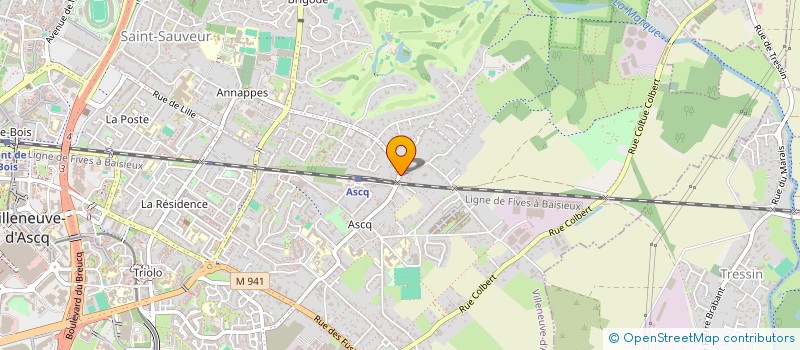 localisation de l'entreprise SCI PARKING ASCQ à VILLENEUVE-D'ASCQ