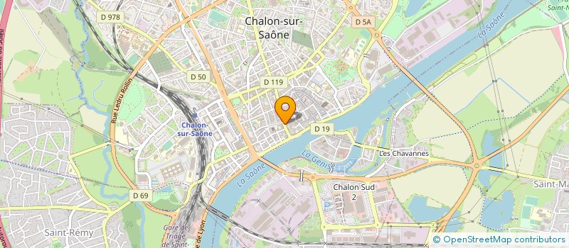 localisation de l'entreprise SCI PARKING CHAPON 7 à CHALON-SUR-SAONE