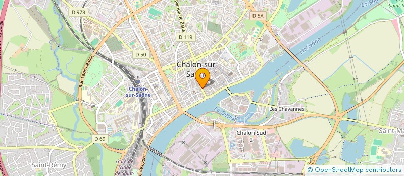 localisation de l'entreprise SCI PARKING CHAPON3 à CHALON-SUR-SAONE