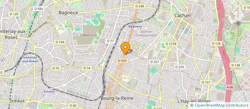 localisation de l'entreprise SCI PARKING REGINA à BOURG-LA-REINE