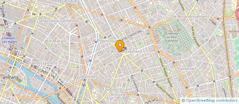 localisation de l'entreprise SCI PARKING VOLTAIRE  PARIS