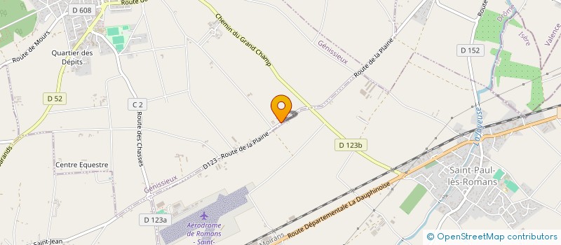 localisation de l'entreprise SCI PARKINGS DE JACQUEMART  GENISSIEUX