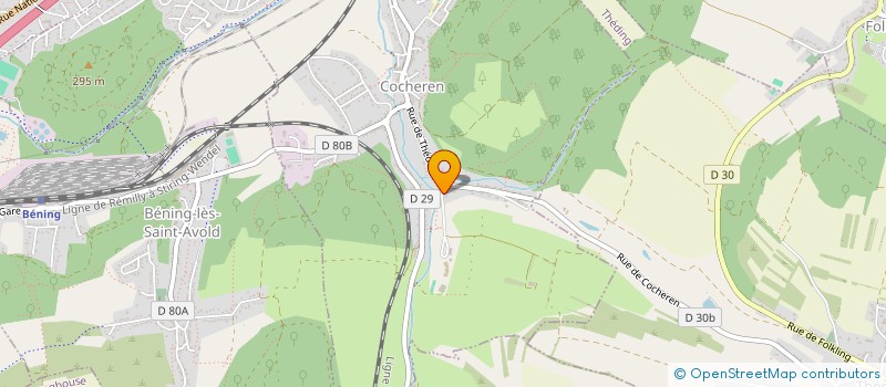 localisation de l'entreprise SCI PARKITEL  COCHEREN