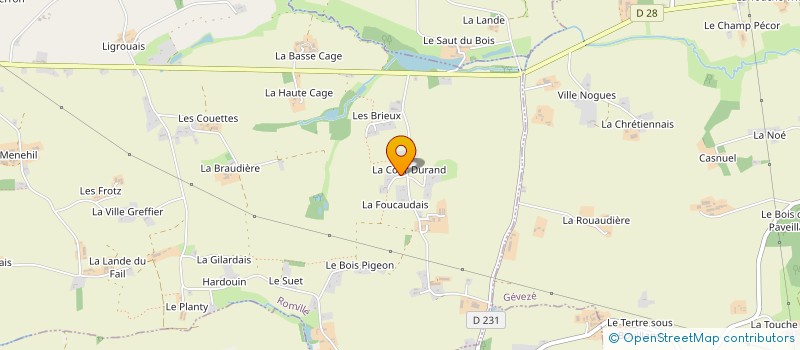 localisation de l'entreprise SCI PARKJEN  ROMILLE