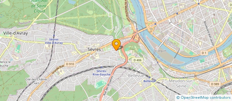 localisation de l'entreprise SCI PARKSIDE à SEVRES