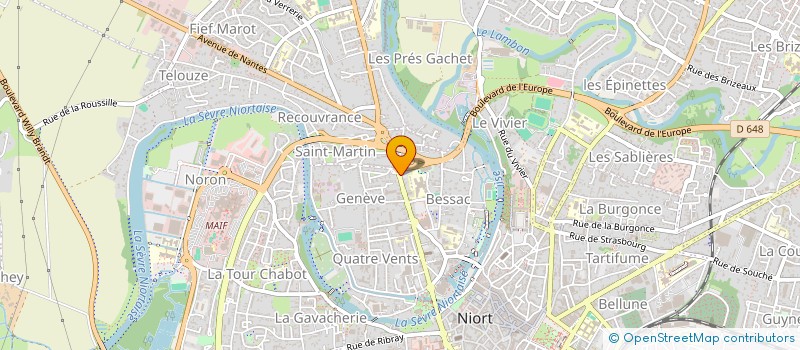 localisation de l'entreprise SCI PARLANTA  NIORT