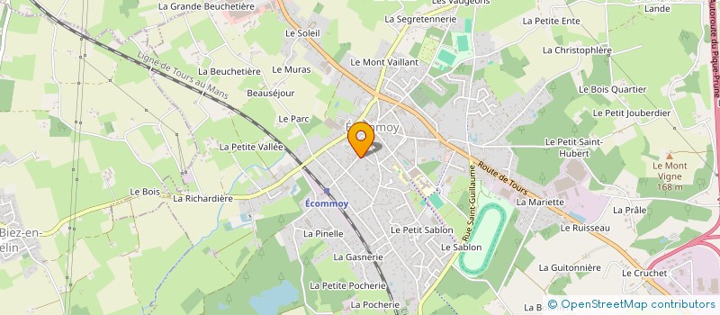 localisation de l'entreprise SCI PARLIER IMMOBILIER  ECOMMOY