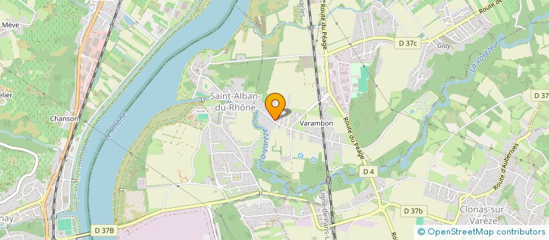 localisation de l'entreprise SCI PARM  SAINT-CLAIR-DU-RHONE