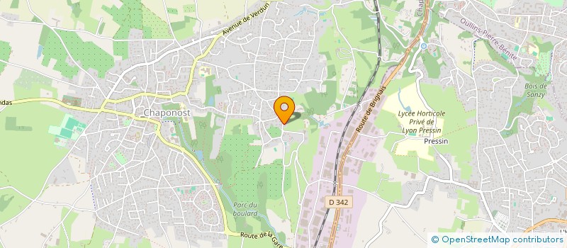 localisation de l'entreprise SCI PARMA  CHAPONOST