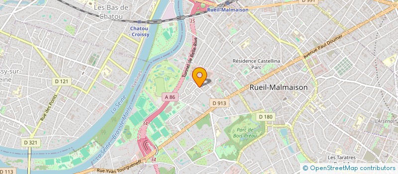 localisation de l'entreprise SCI PARME à RUEIL-MALMAISON