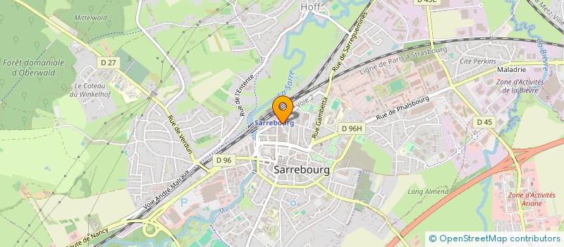 localisation de l'entreprise SCI PARME à SARREBOURG