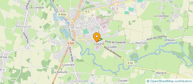 localisation de l'entreprise SCI PARME INVESTISSEMENT  PONT-DE-VAUX