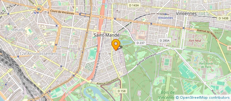 localisation de l'entreprise SCI PARME MICHEL ANGE à SAINT-MANDE