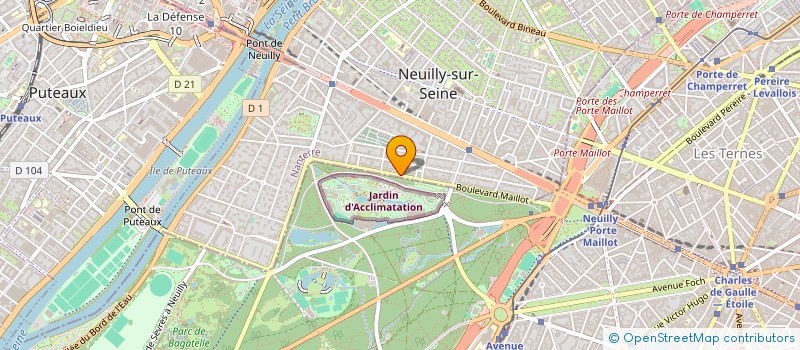 localisation de l'entreprise SCI PARMENTIER 26 à NEUILLY-SUR-SEINE