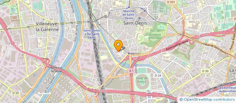 localisation de l'entreprise SCI PARMENTIER à SAINT-DENIS