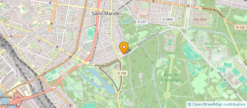 localisation de l'entreprise SCI PARMENTIER à SAINT-MANDE