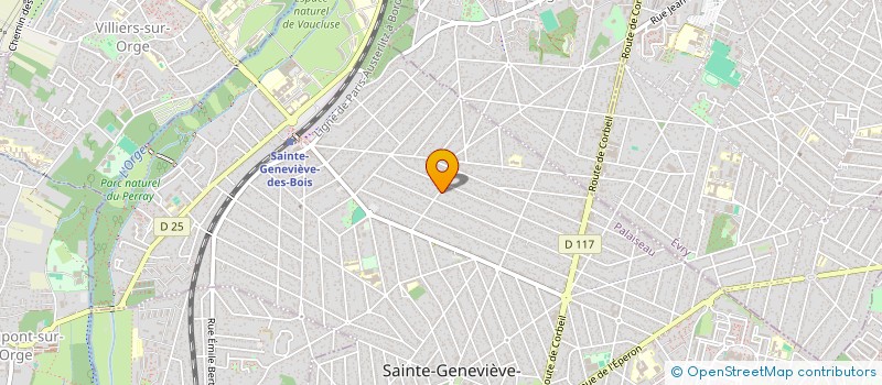 localisation de l'entreprise SCI PARMENTIER à SAINTE-GENEVIEVE-DES-BOIS