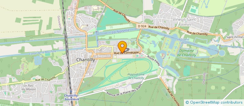 localisation de l'entreprise SCI PARMENTIER  CHANTILLY