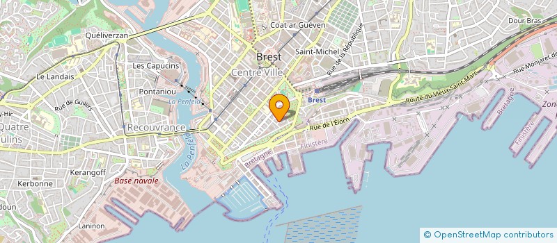 localisation de l'entreprise SCI PARMENTIER  BREST