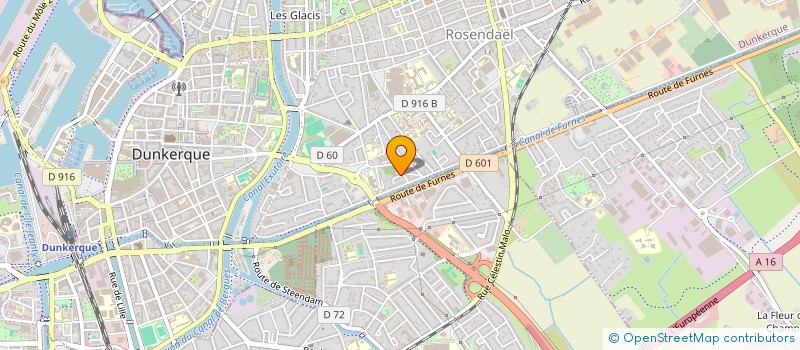 localisation de l'entreprise SCI PARMENTIER à DUNKERQUE