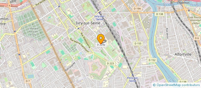localisation de l'entreprise SCI PARMENTIER à IVRY-SUR-SEINE